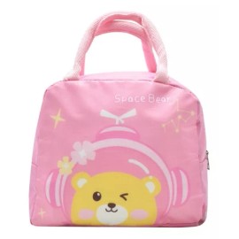 Lluvia Lonchera Térmica Ositos Estampada Rosa Ll23lbm029 Lluvia Liso/estampado