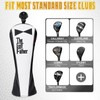 Golf Club Head covers Hybrid Utility Rescue with Interchangeable Number