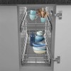 2 Tier Pull Out Cabinet Organizer 11" W X 17"