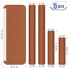 Metonsto Refrigerator Handle Covers, 5PCS Leather Kitchen Appliance Handle Covers,