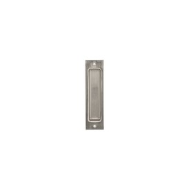 NATIONAL MFG CO N187024 SN Flush BARN Door Pull, 8", Satin Nickel