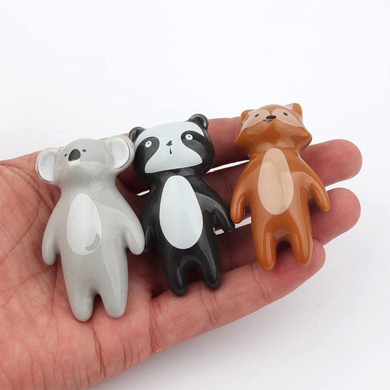 SagaSave 1PCS Cute Animal Knobs Door Knobs Decorative Cupboard Cabinet