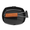 Frying Pan Folding Non Stick Portable Anti Scald Wooden Handle