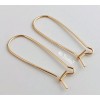 Unbranded 10pcs 35mm Kidney Earring ear wire 14k Yellow gold