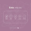 Velas De Citronela 260g, Kit 2 Velas. Duración 26hrs B