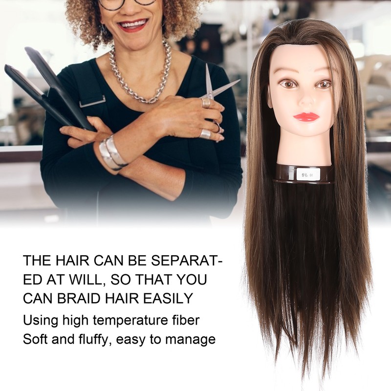 Professional Mannequin Head Hairdressing Training Head for Hair Styling Braiding
