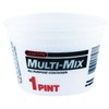Leaktite 1M3500 "Multi-Mix" All Purpose Calibrated Container, 1-Pint (Pack of 25)