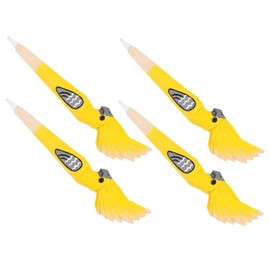 Operitacx Boys and Girls Friends Teachers Cartoon Style Wooden Ballpoint Pen School Supplies