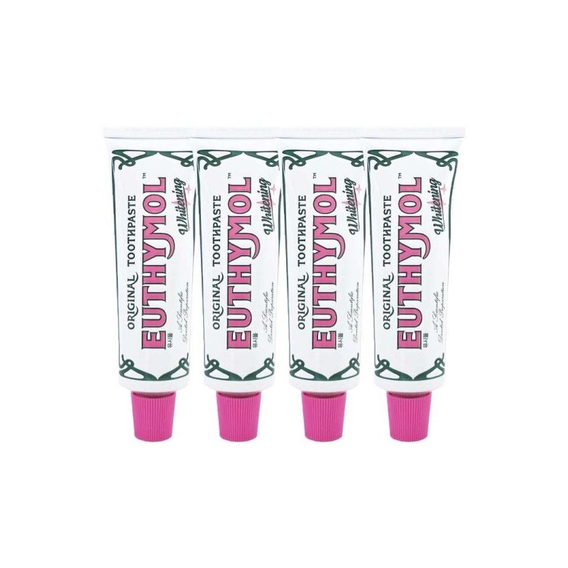 EUTHYMOL Whitening Toothpaste Large Size 120g (4 Packs) / EUTHYMOL