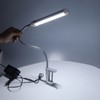 Gooseneck LED Work Light Silver C Clamp LED 21W Dimmable