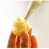VNDEFUL 2PCS Cream Icing Piping Nozzle Tip Stainless Steel Nozzle