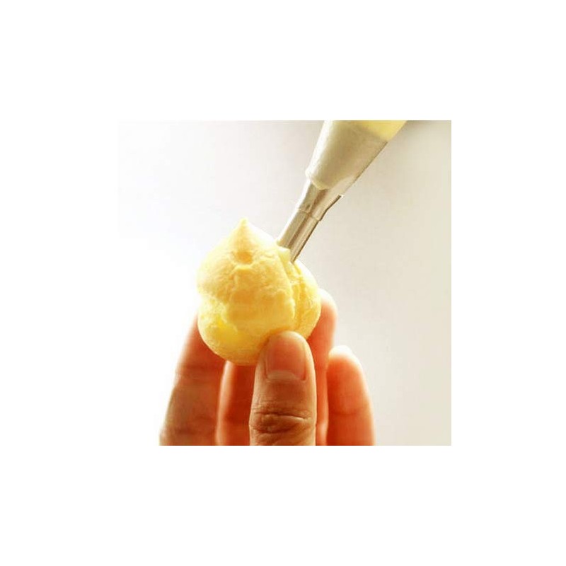 VNDEFUL 2PCS Cream Icing Piping Nozzle Tip Stainless Steel Nozzle
