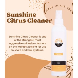 Sunshine Tape Solvent Spray Remover for Lace Wigs, Toupees, Tape-in Hair Extensions | Travel Size 2oz | Aggressive Adhesive Cleaners