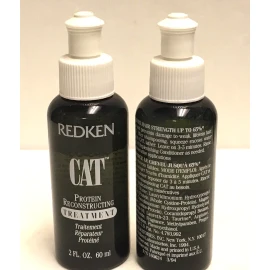 Redken LOT OF 2 Redken CAT PROTEIN RECONSTRUCTING TREATMENT 2 FL OZ EACH NEW!