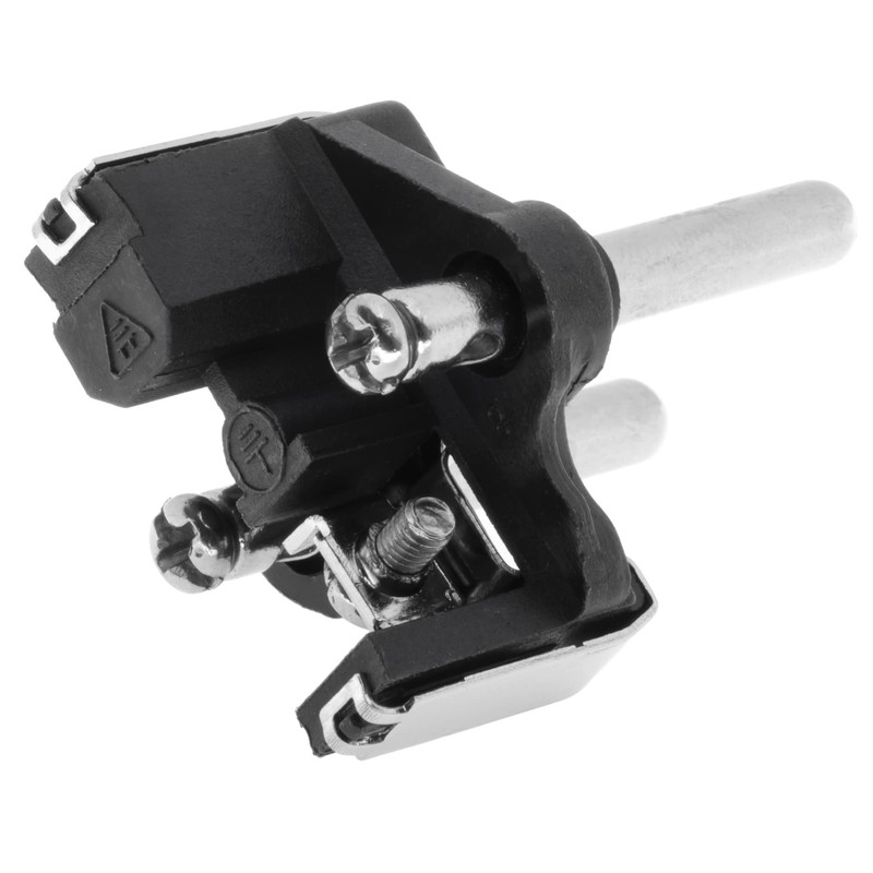 5 Stück KEL Winkelstecker Uni-Schuko, abgewinkelter und zerlegbar, 2p+Z Schuko
