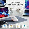 TECKNET Ergonomic Mouse, Wireless Bluetooth Vertical Mouse, 4800 DPI High
