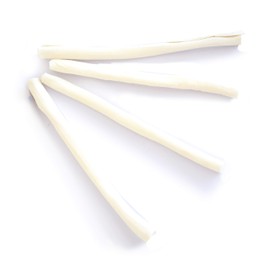 Canine Chews 10-11" Retriever Stick Rolls Rawhide for Dogs Skinny Sticks for Small Aggressive Chewing Dogs (50 Pack)