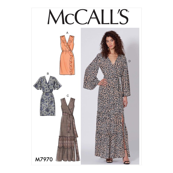 McCall Pattern Company McCall's Women's Ankle Length Pullover Dress Sewing