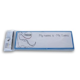 Student Classroom Name Plates - 30 Count (My Name is/Me llamo)