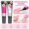 Nail Glue for Press Ons, Semi-Solid Air Dry Adhesive with