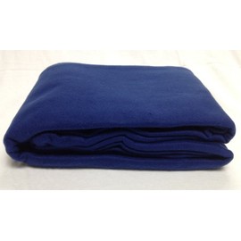 Therapist's Choice Polar Fleece Massage Table Blanket, Color = (Navy Blue)