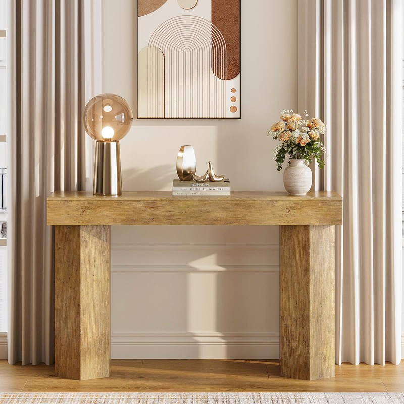 GiftGo Console Tables for Entryway 47" Sofa Table Behind Couch
