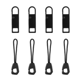 Gosknor 8pcs Zipper Pull, Detachable Zipper Tab Replacement Repair Kit Zippers Extension Handle Pull Cord Mend Fixer for Luggage Backpack Jackets Pants Coat Shoes Tents