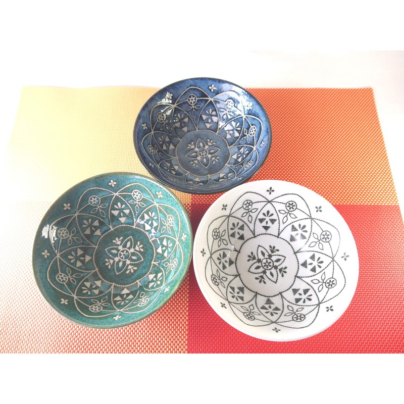 Marusankondo Small Bowl, 3 Color Set, 12.2 fl oz (360