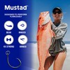 Mustad Ringed Demon Offset Circle 4X Strong - Designed to