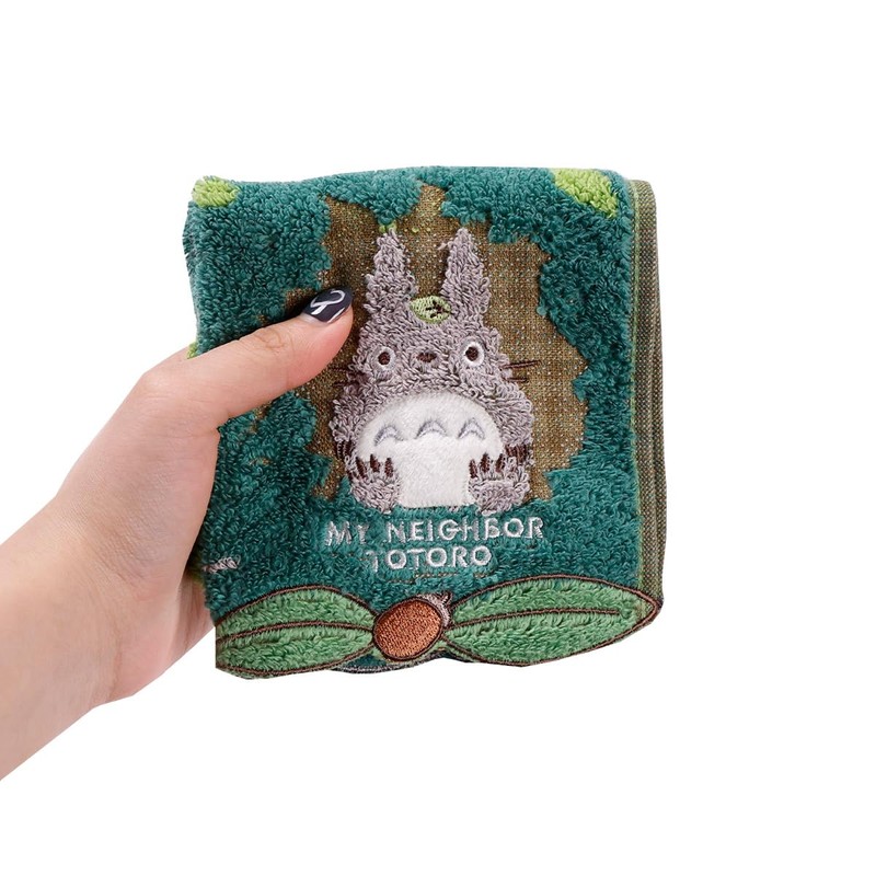 Marushin Ghibli Mini Hand Towel, My Neighbor Totoro, 100% Cotton,