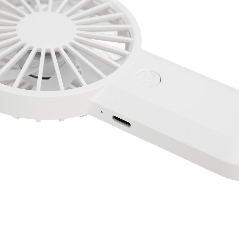 Handheld Fan USB Rechargeable Hand Fan Silent Operation Easy Hanging