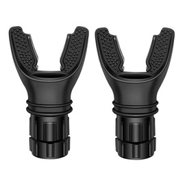 Breathe Exercise Device Adjustable Resistance for Trainer, Exerciser Trainer Daily Fitness Training, Easy-to-Clean - Color: Black- 2Pack