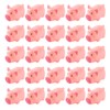 LOUHUA 25 Pieces Mini Rubber Pigs Bulk Baby Bath Toy