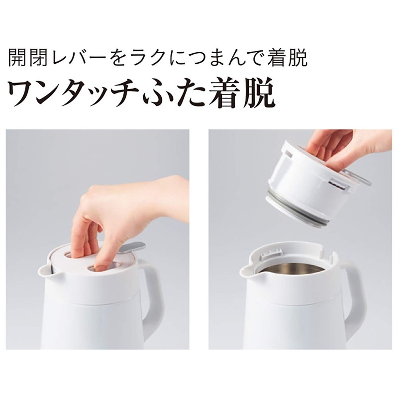 Tiger PWO-A160HD Stainless Steel Handy Jug, Hot and Cold Insulation,