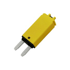 Mini ATM Manual Reset 20 Amp Circuit Breaker Fuse for Automotive Marine RV Car Truck Audio Battery Protection (T3) Manual Reset (20A, 1 Pack)