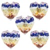 mookaitedecor Chakra Drawer Knobs with Screws Set of 2, Heart