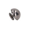 100 Sets Mushroom Rivets Round Head 10mm Electroplating Semicircle Alloy