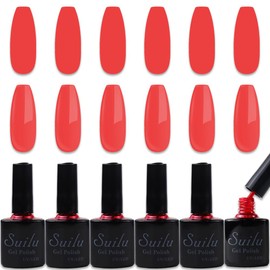 SUILU Nail Polish Sets For Women,Non Toxic Easy Peel Off And Fast Dry Nail Polish Set For Pack, Eco Friendly & Organic Water Based Nail Polish,For Women,Teens,Kids (Set Of 6) 009