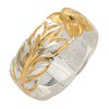 [BreezyIsland] Hawaiian Jewelry Ring, Mireleaf 8mm Width, Sterling Silver