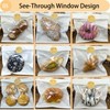 Vlwltl 50 Pcs Bakery Bags with Window, Heat Sealable Cookie