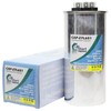 2-Pack 80/5 MFD 370 Volt Dual Round Run Capacitor Replacement