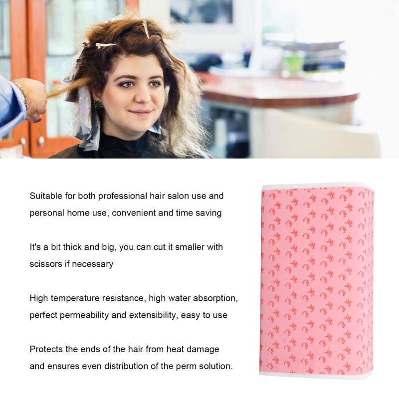 10 Packs Perm Paper Thickened Heat Resistant Highly Absorbent Perm