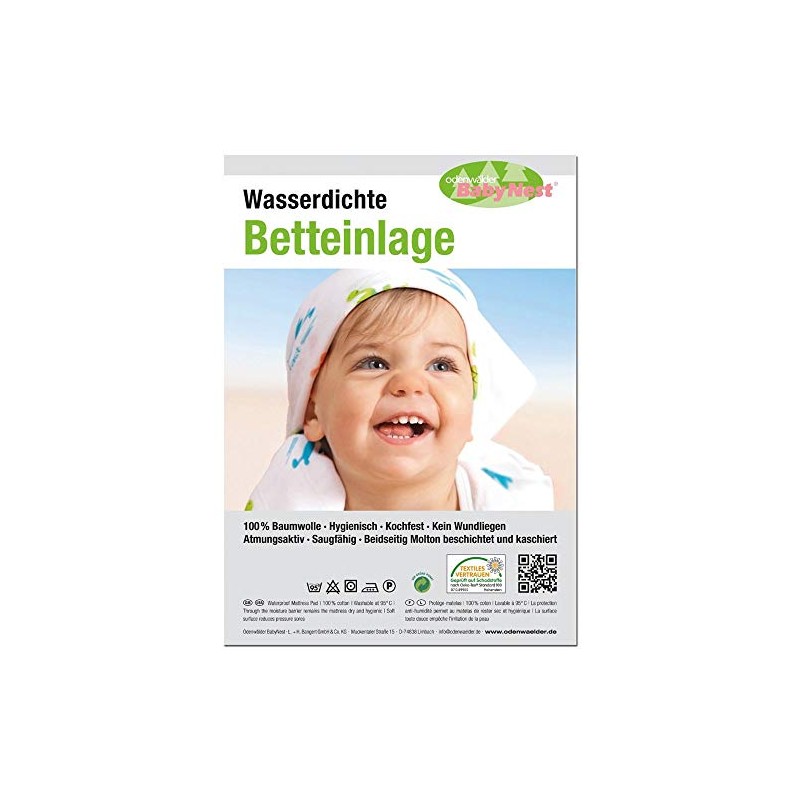 Odenwälder 10020 - 50/70 Wasserdichte Betteinlage weiss MODELL 2012/13