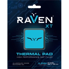 RAVEN XT - Thermal Pad 13 W/MK - 100 x 100 x 3.0 mm para GPU, SSD Y RAM - Amohadilla Termica - 3.0mm