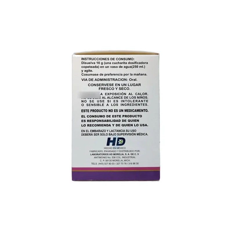 Colágeno Hidrolizado Vitamina C En Polvo 200 Gr Uva Pack