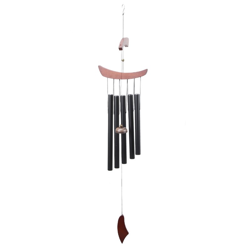 5 Tubes Metal Hanging Wind Chimes for Home Room Outdoor