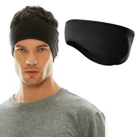 Unbranded Winter Fleece Ear Warmer Headband Cold Weather Ski Ear Muffs Cover for Men Women