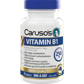 Caruso's Natural Health Vitamin B1 250mg 75 Tablets