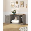 Hzuaneri Cat Litter Box Enclosure, Hidden Litter Box Cabinet Furniture