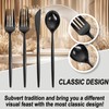 Supernal 360pcs Black Plastic Silverware Heavy Duty Black Plastic Utensils